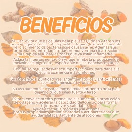 Jabón Vitality Shop Barra Ozonizado Cúrcuma Antibacterial 100g
