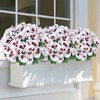 SOMYTING Artificial Pansies Flowers Outdoor 10 Bundles Faux Flowers UV