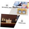 CORHAD 1pc Portable Mechanical Chess Clock Compact Timing Device for