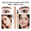 2 Piezas 3d Microblading Cejas Tatuaje Lápiz 4 Tenedor Tip