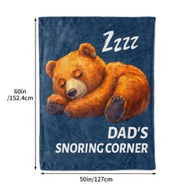 Tulolvae Dad Birthday Gifts, Blanket Presents for Daddy, Christmas Fathers Day Funny Gift for Best Dad from Daughter Son Children, Flannel 150 * 130 cm