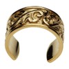 Cenote e0239 Arabesque Ear Cuff, Gold Coating [925 Silver, Silver