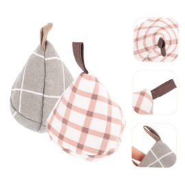 2pcs Triangle Pot Cap Pot Grip Cover Iron Skillet Handle Cover Triangular Pot Lid Cover Cookware Handle Covers Pot Holders Kettle Lid Handle Cover Japanese-style Cotton Pot Handle