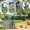 Insulated Lunch Bag, Leakproof Lunch Box for Women Men, Portable