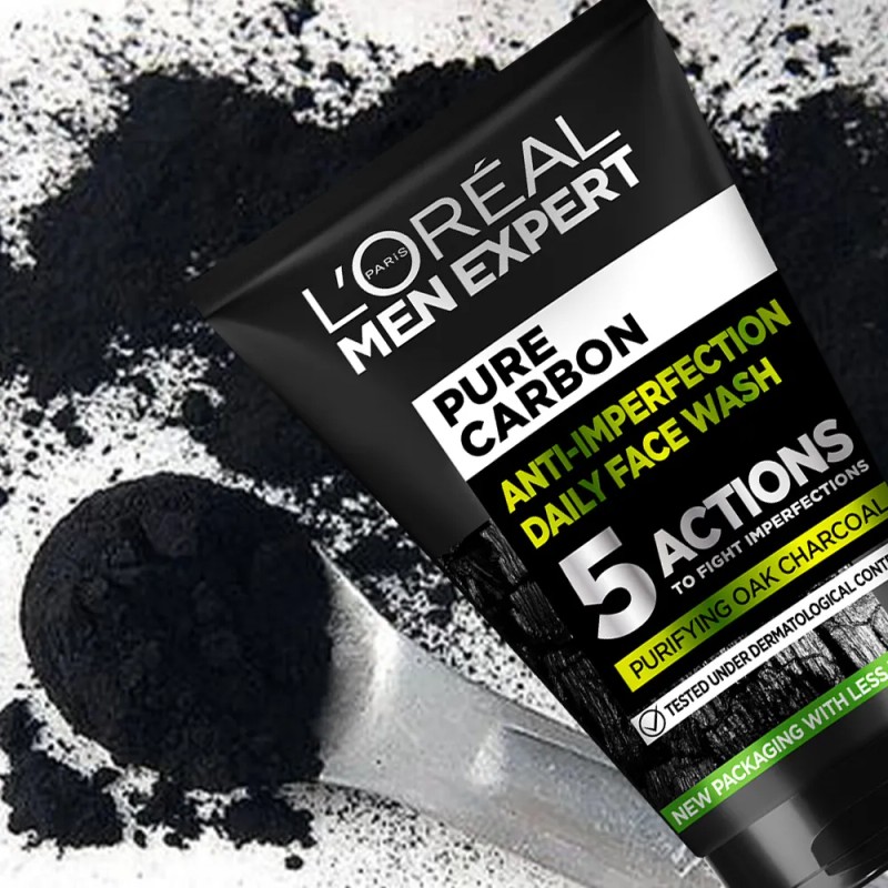 L’Oréal Men Expert Pure Carbon Gel Limpiador Anti-Imperfecciones Piel Grasa