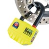 Oxford Boss Alarm disc lock- 14mm Yellow
