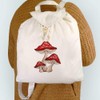 Azeeda 'Toadstools' Canvas Rucksack/Backpack (RK00011245)