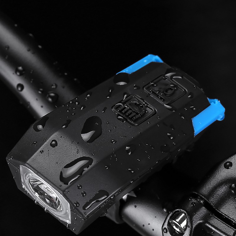 Bike Light with Horn Function USB Rechargeable LED Front Bike