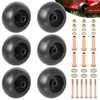CheeMuii 6 Pack Lawn Mower Deck Wheel Kit Heavy-duty Mower