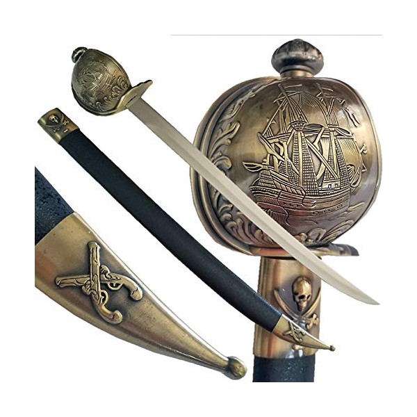 Ace Martial Arts Supply Pirate Sword (Basket Guard Saber)
