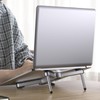 Foldable Laptop Stand for Desk: Portable Aluminum Computer Stand -