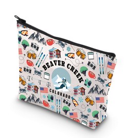 Beaver Creek Travel Gift Beaver Creek Lover Gift Ski Colorado Cosmetic Bag Colorado Mountains Gift Ski Travel Gift, Beaver Creek
