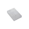 Oval Multimedia Cassette Tape Storage Standard Plastic Case 1 Clear