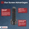 Kozelo Pack of 50 Cylinder Screws with Hexagon Socket -