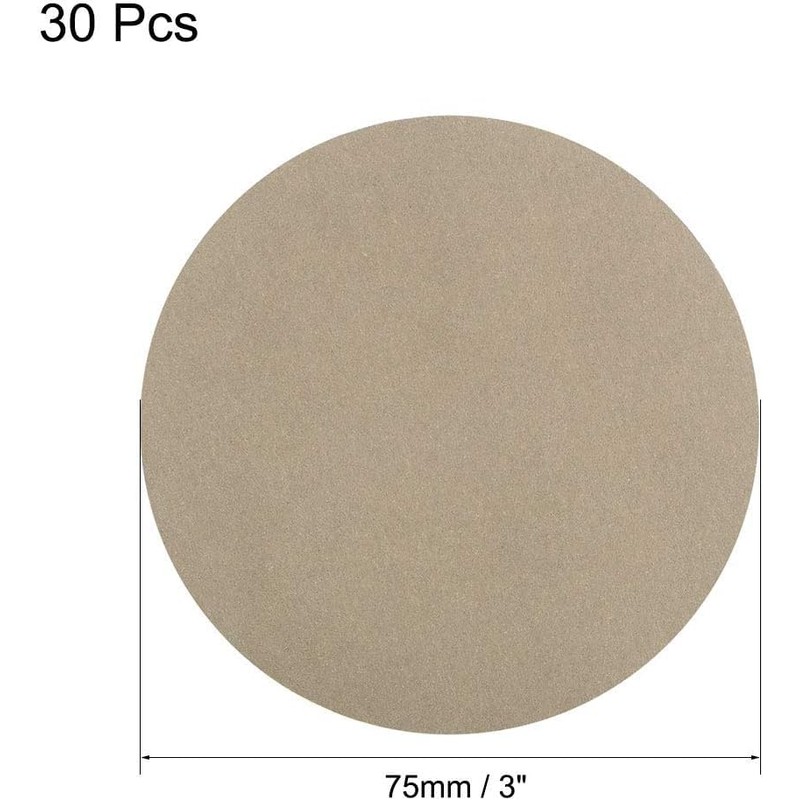 TA-VIGOR 30Pcs 75mm Wet and Dry Sanding Discs, 7000 Grit