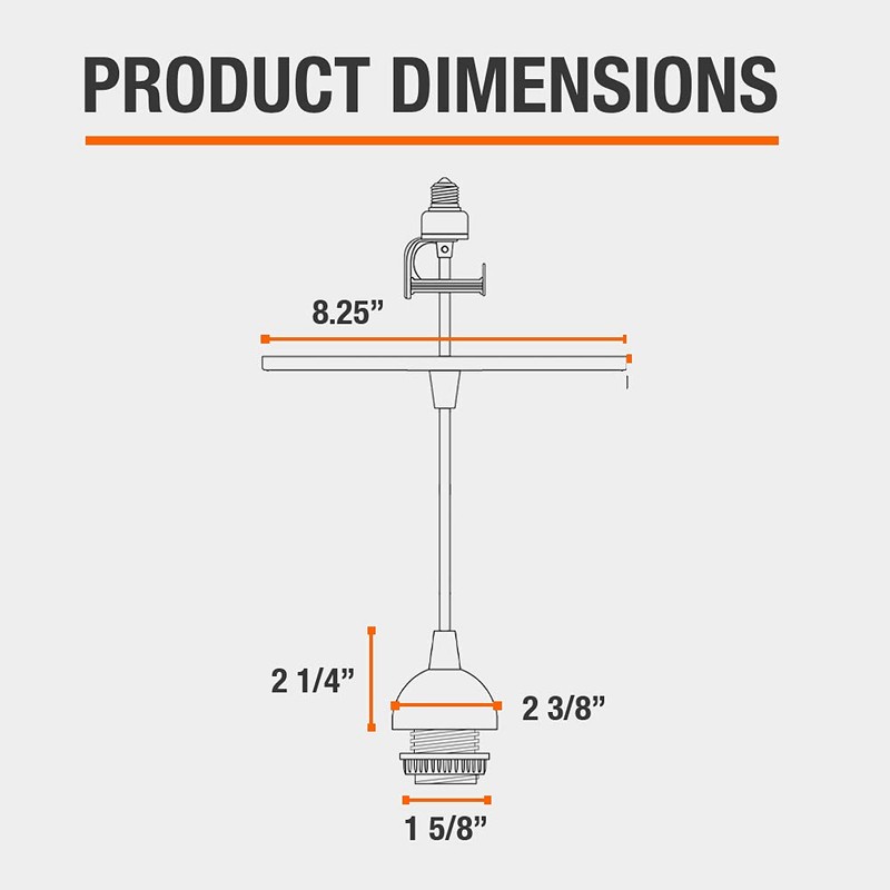 Worth Home Products - Instant Pendant Converter Adapter Only Kit