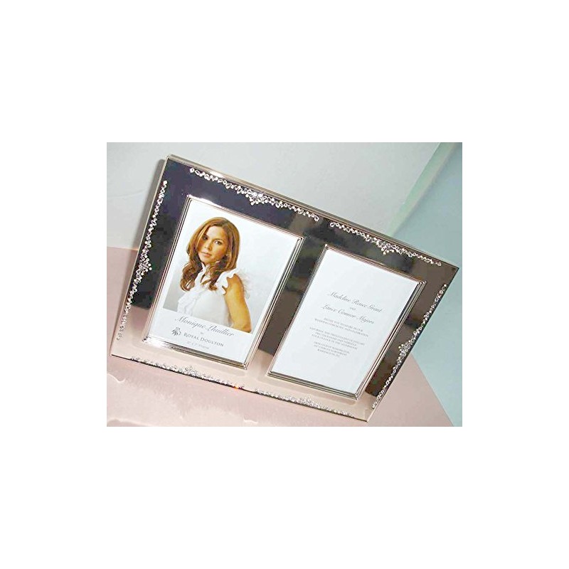 Monique Lhuillier by Royal Doulton Modern Love Double Picture Frame