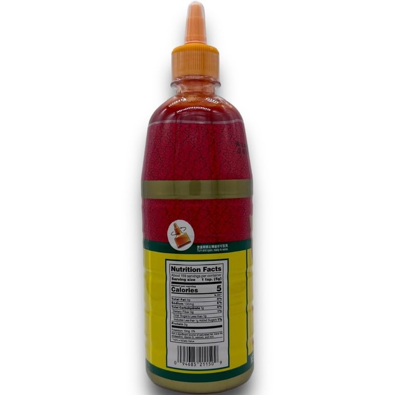 Shing Kee Sriracha Hot Chili Sauce - 28 oz., Bigger