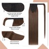S-noilite Wrap Around Ponytail Hair Extension Human Hair Ponytail 18"