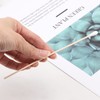 400 Count 6 Inch Long Cotton Swabs with Wooden Handles