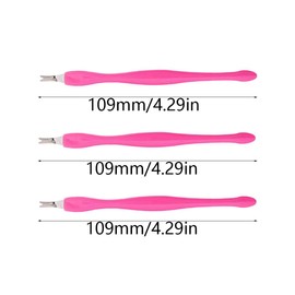 Cuticle Fork, 3 Pieces Cuticle Trimmer, Cuticle Pusher, Stainless Steel Dead Skin Fork for Women Girls Manicure