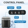 Simple Deluxe Ice Maker for Countertop, Self-Cleaning, Portable Ice Machine