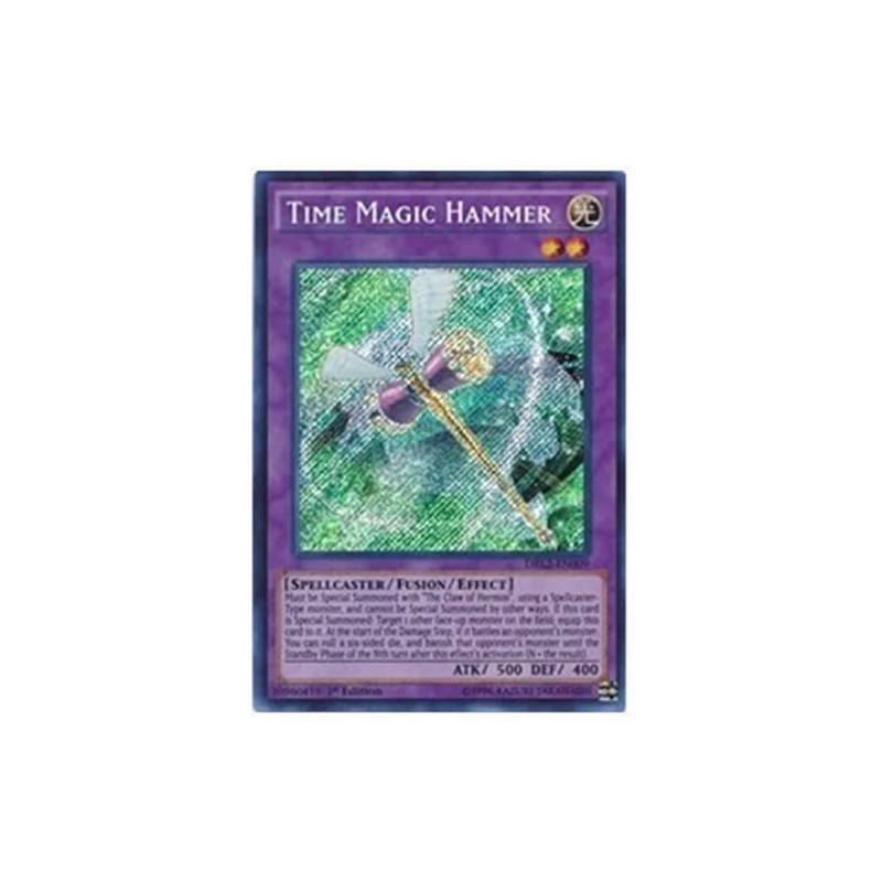 yugioh - Time Magic Hammer DRL2-EN009 1st Edition Secret Rare