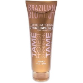 Brazilian Blowout Acai Protective Thermal Straightening Balm for Unisex, 8 Ounce