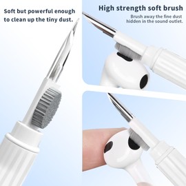 Airpod-Reinigungsset, Multifunktions Ohrstöpsel-Stift Kopfhörer Reinigungs-Sets, Airpod Zubehör Reinigungsstift für Handy, Bluetooth-Kopfhörer, Tastaturen, Telefon, Kopfhörer Ladebox