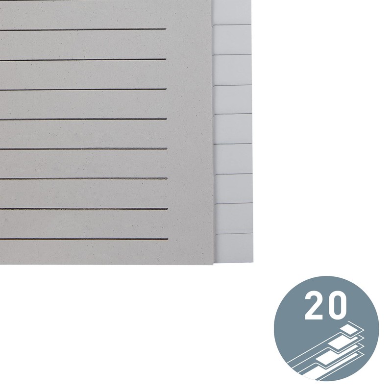 Leitz 12003085 Index Sheets Blank A4 Paper 20 Sheets Pack
