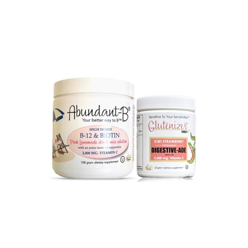 Sufficient-C Abundant-B® & Glutenizer® Force Plus Double Pack