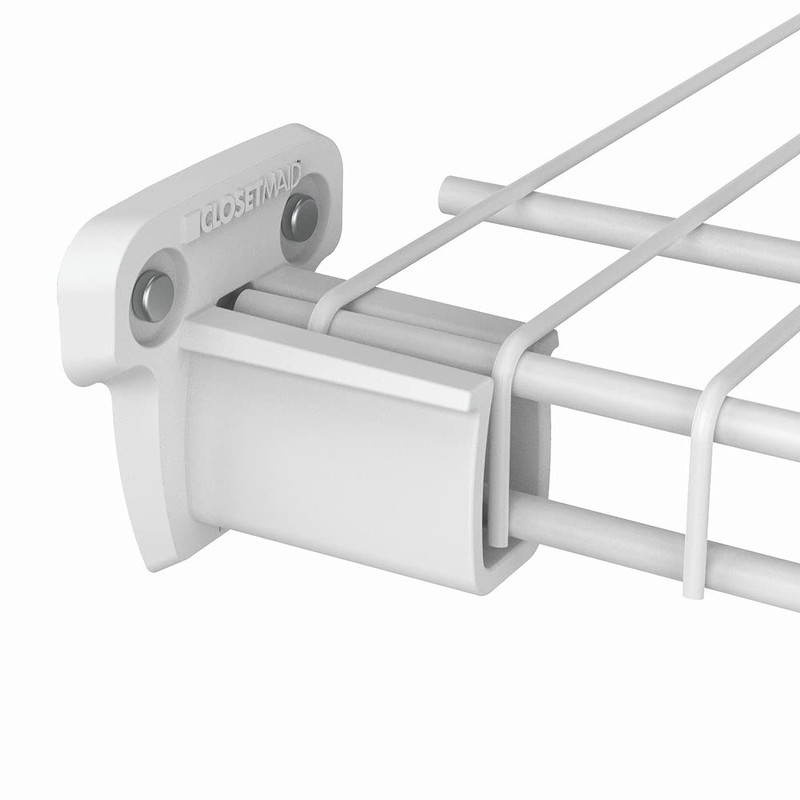 ClosetMaid 21941 Pre-Loaded 2.75-Inch Low-Profile Wall Brackets with Anchors for