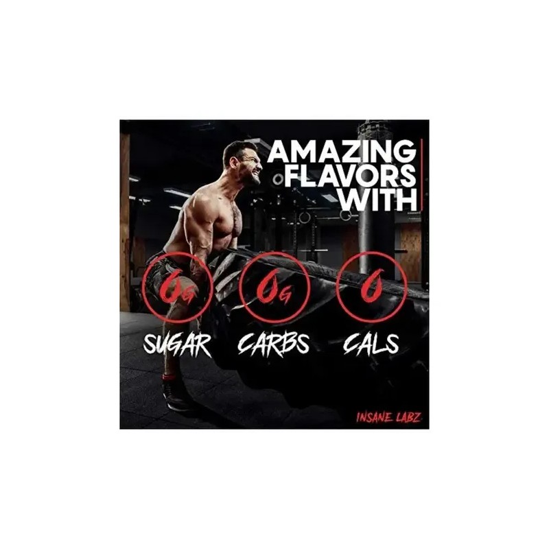 Psychotic black Insane Labz 35 Serv Sabor Watermelon