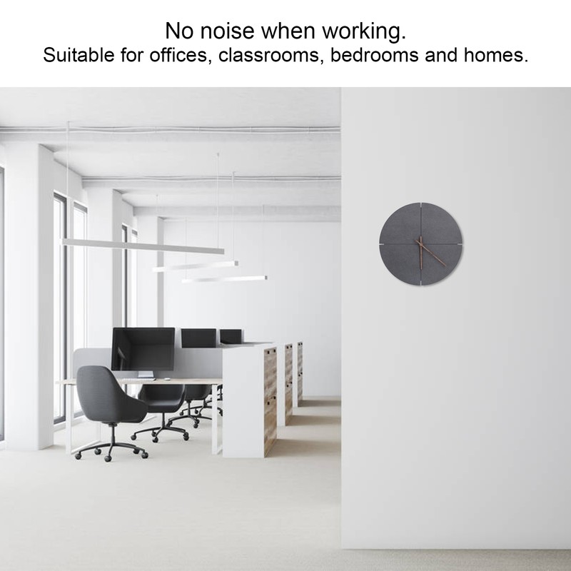 Nordic Style Simple Wooden Wall Clock Quartz Movement Wall Clock