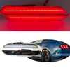 znakeauto 2x Clear Lens Red Full LED Rear Side Marker