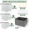 Board Game Storage Set Include 10pcs Large Mesh Zipper Pouch