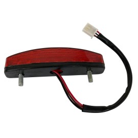 RedCap LED Taillight Brake Light 3-Pin 50cc-125cc Chinese ATVs Quad 4 Wheeler Coolster