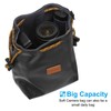 PATIKIL Camera Lens Pouch, L Size Drawstring Lens Case PU