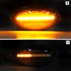 X AUTOHAUX NO.36410-63J02/36410-84M00 Clear Lens LED Amber Lights Side Marker