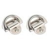 Stainless Steel Marine Folding Pad Eye Cleat Heavy Duty D