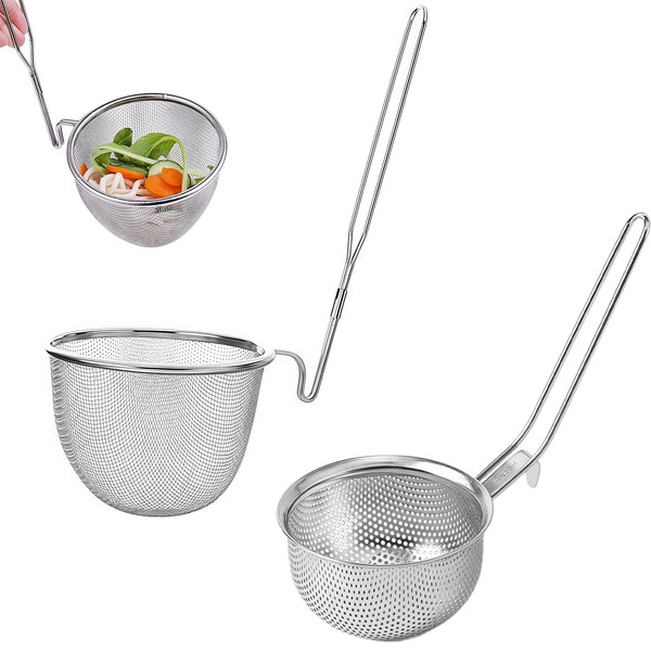 Doyime Miso Strainer, 2 Pieces, Miso Strainer, Boiled Monkey, Stainless