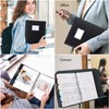 Uquelic Presentation Ring Binder, A4 Display Folder with 80 Punched