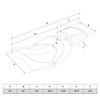 TCMT Low-Profile Driver Passenger Two Up Seat Fit For Harley