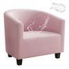 Barrel Chair Cover Stretch Club Chair Slipcover Water Repellent