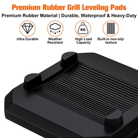8Pcs 1/4" Grill Leveling Shims Kit Compatible with Blackstone & Most Grills