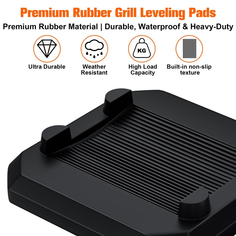 8Pcs 1/4" Grill Leveling Shims Kit Compatible with Blackstone &