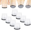 Aneaseit Chair Leg Sliders for Carpet - 8 pcs Clear