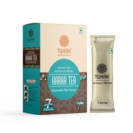 Tweak Instant Karak Tea Premix, 7 sachets, Premium Quality, Karak Irani Chai (Doodh Patti Chai)