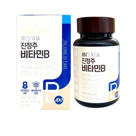 Jinyaksa Mall Jinju Vitamin B 1000mg x 60 tablets (3) / 진정주 비타민B 1000mg x 60정 3개