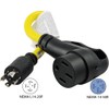 Conntek 15875 RV-Generator Adapter L14-20P 20A 4Prong Locking Plug to